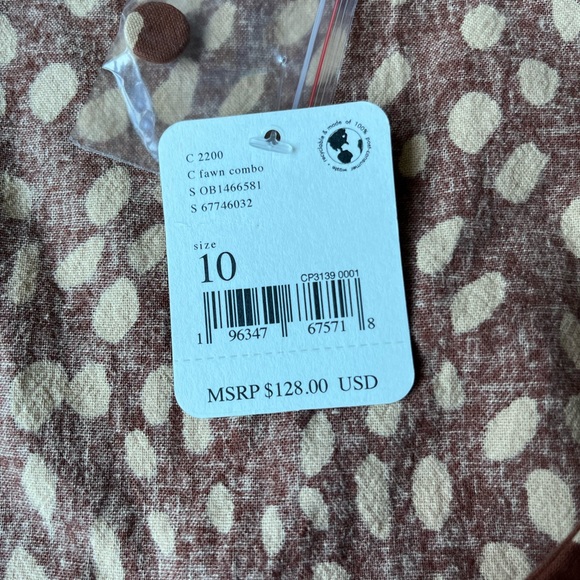 Free People Bennett Set Fawn Combo Size 10 - Picture 4 of 6